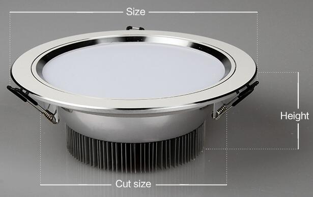 Limitu b'Downlights LED Recessed Lighting Fixtures